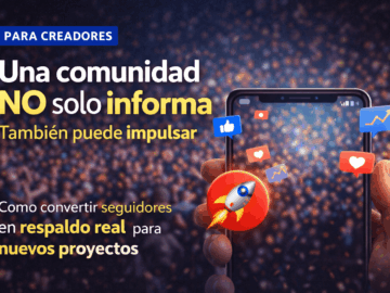 Una comunidad no solo informa. También puede impulsar.