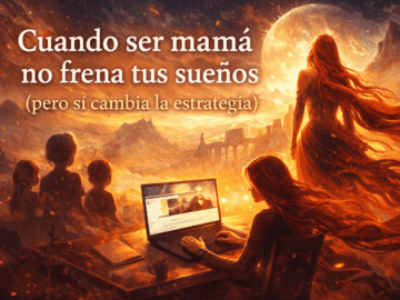 Cuando ser mamá no frena tus sueños (pero sà cambia la estrategia)