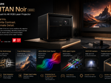 Qué puede aprender un creador de la precampaña de XGIMI TITAN Noir