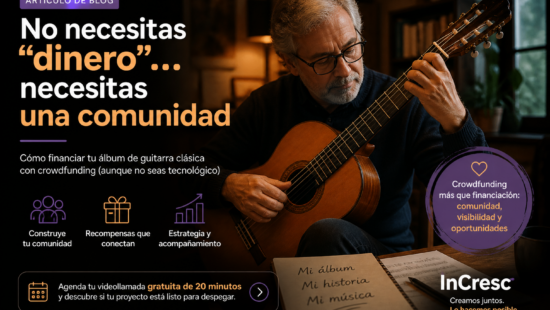 No necesitas “dinero”… necesitas una comunidad