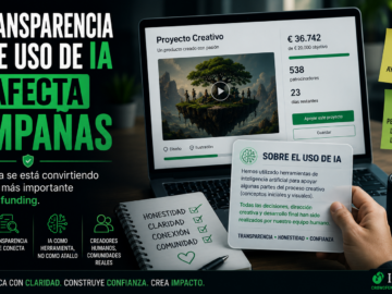 La transparencia sobre el uso de IA ya está afectando las campañas de crowdfunding (y eso dice mucho sobre la confianza en 2026)