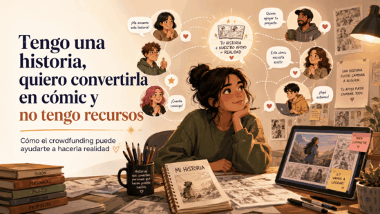 Tengo una historia, quiero convertirla en cómic y no tengo recursos: ¿puede ayudarme el crowdfunding?