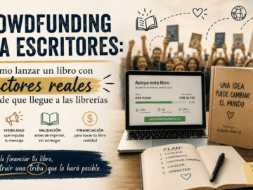 Crowdfunding para escritores: cómo lanzar un libro con lectores reales antes de que llegue a las librerías
