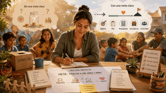 Cómo financiar un proyecto social con crowdfunding: donaciones, recompensas y metas claras